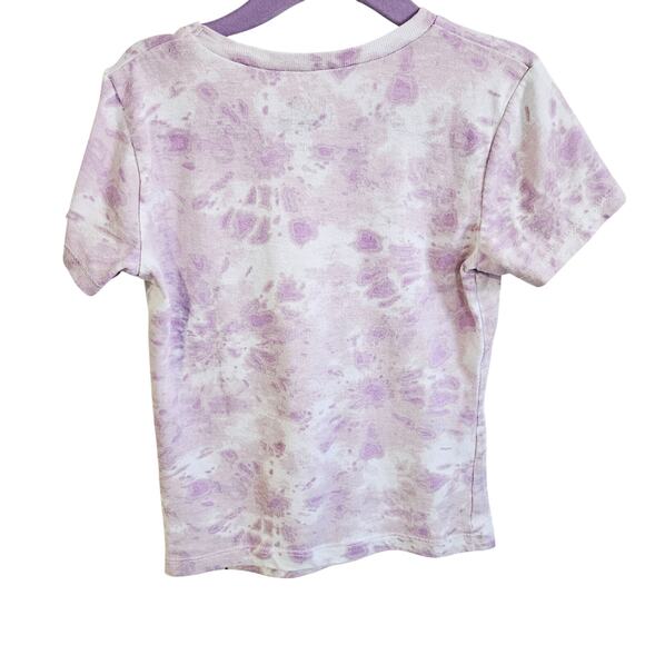 Lol Surprise Girls Size 5 Bon Bon Character Graphic Tee Shirt Purple Tie Dye - Picture 3 of 5